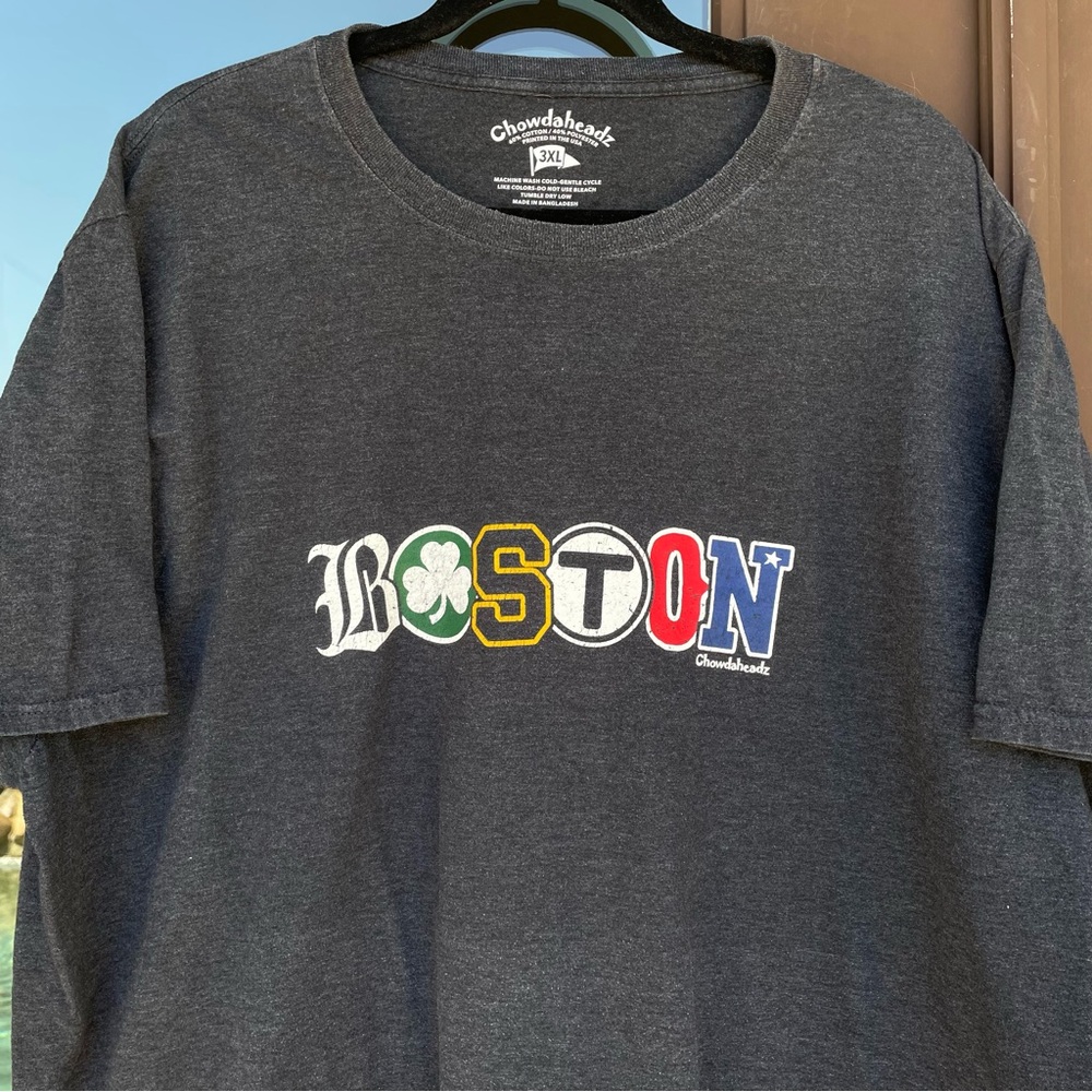 Chowdaheadz Boston Townie Pride Graphic Tee 3XL